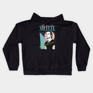 Patrick Swayze •• Retro Graphic Design Kids Hoodie